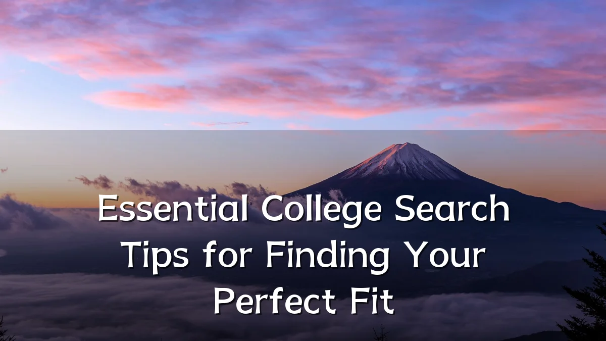 Essential College Search Tips for Finding Your Perfect Fit