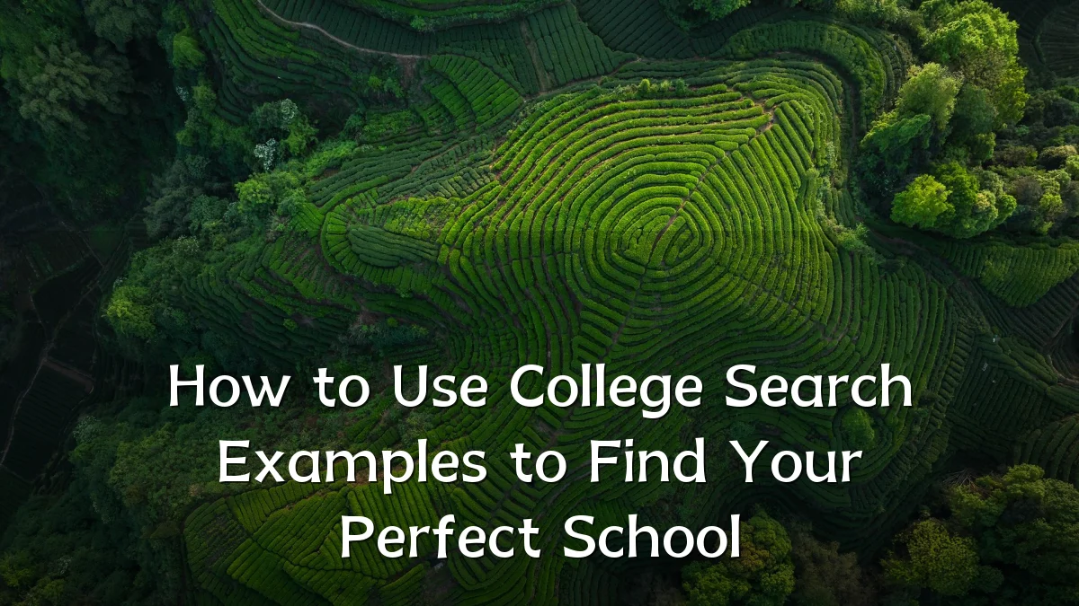 How to Use College Search Examples to Find Your Perfect School
