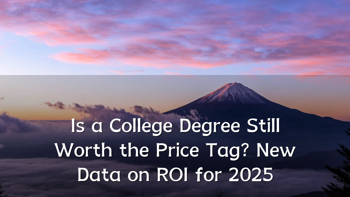 Is a College Degree Still Worth the Price Tag? New Data on ROI for 2025