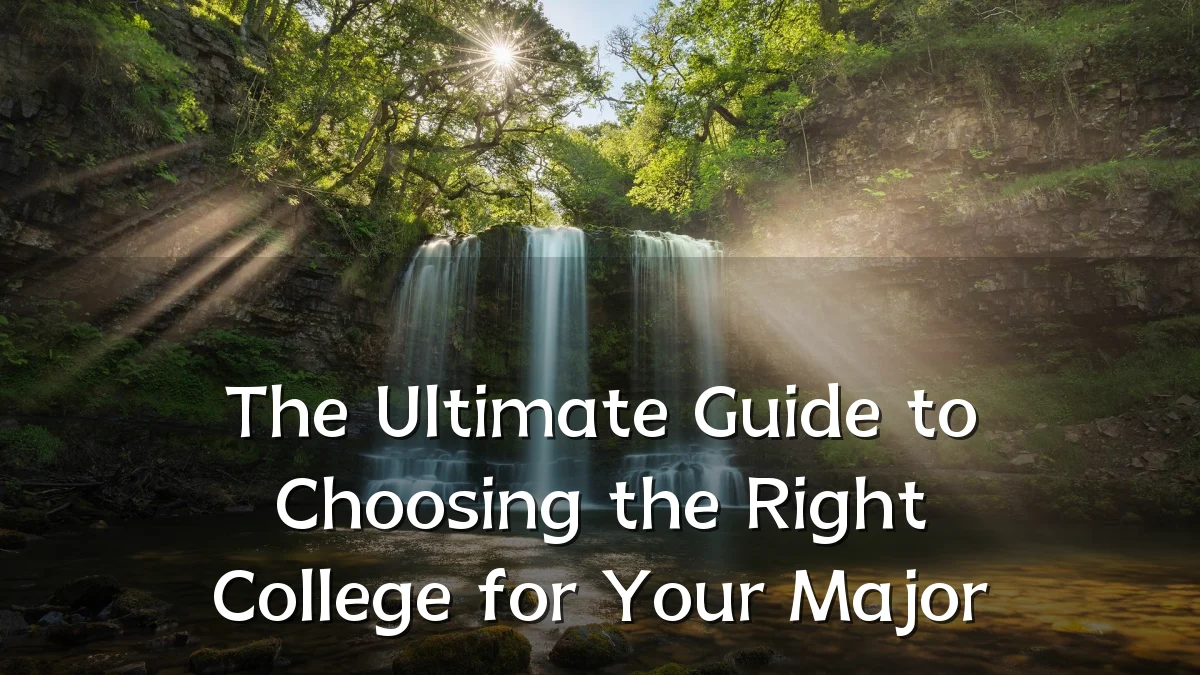 The Ultimate Guide to Choosing the Right College for Your Major