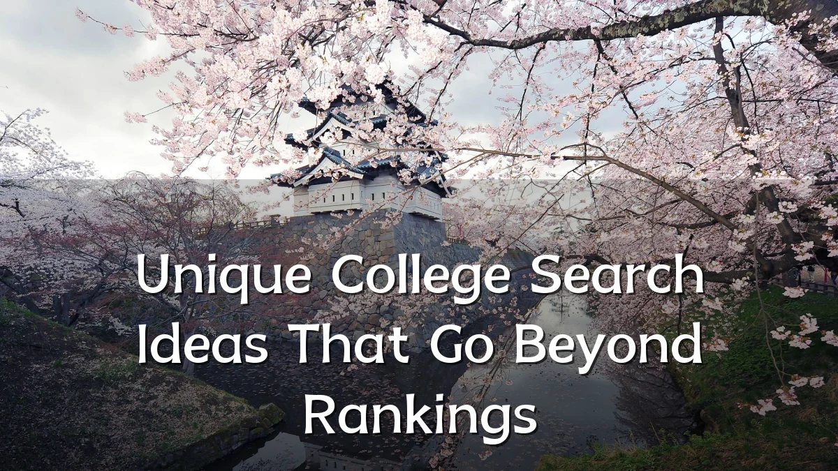 Unique College Search Ideas That Go Beyond Rankings