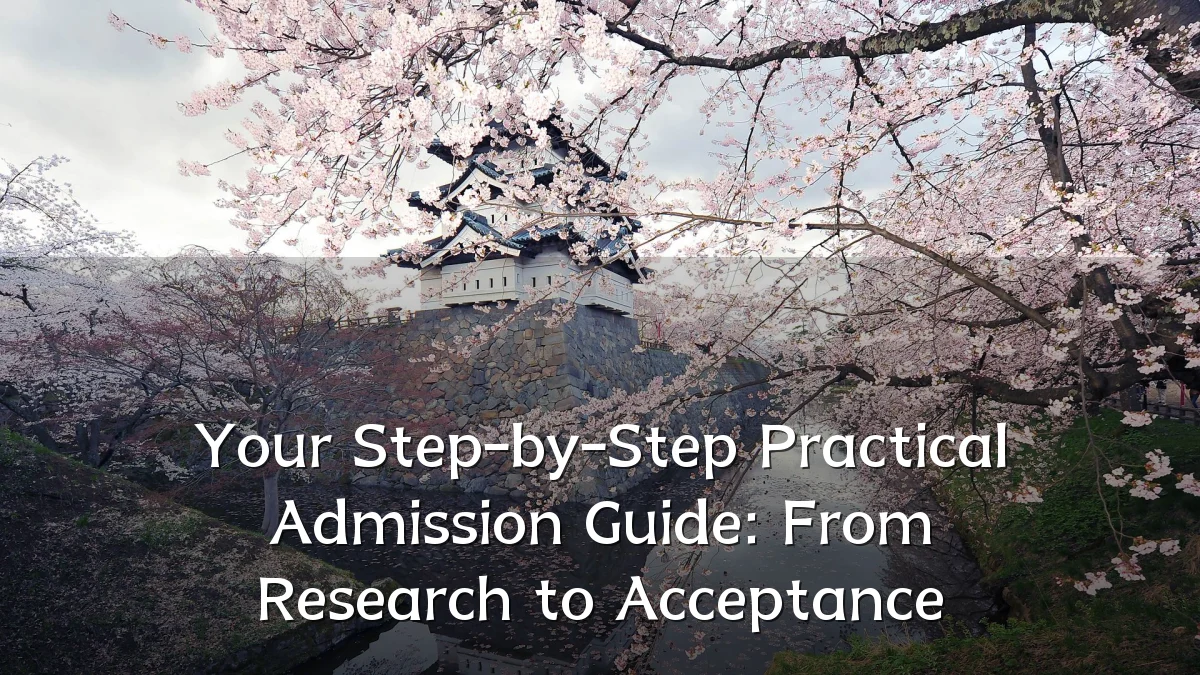 Your Step-by-Step Practical Admission Guide: From Research to Acceptance