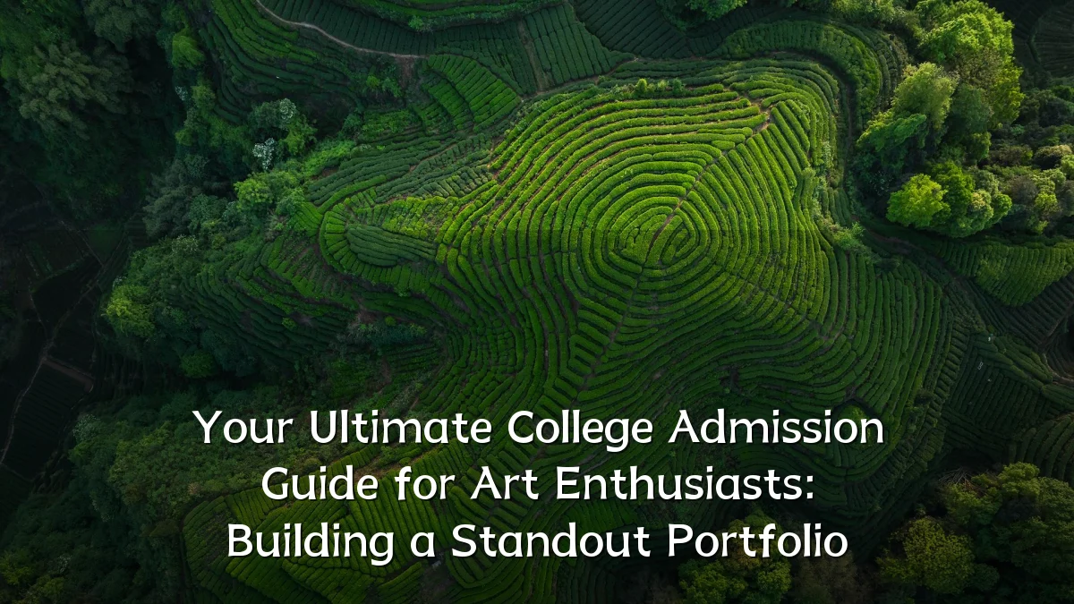 Your Ultimate College Admission Guide for Art Enthusiasts: Building a Standout Portfolio