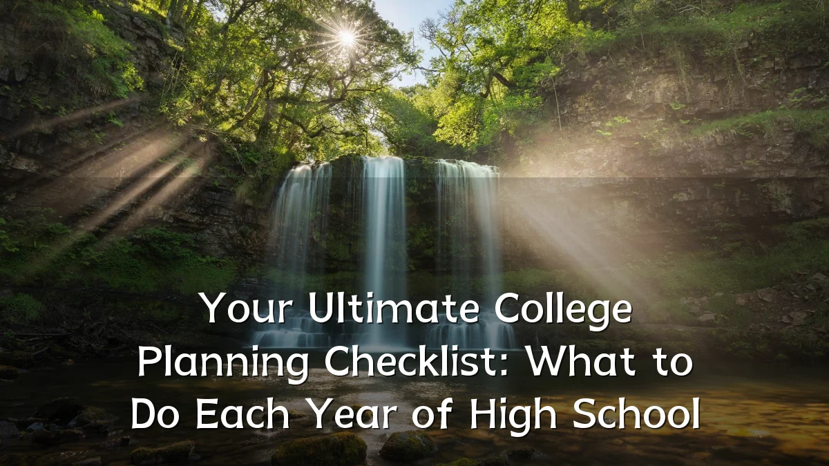 Your Ultimate College Planning Checklist: What to Do Each Year of High School