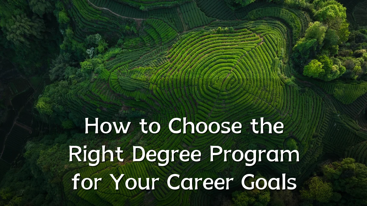 How to Choose the Right Degree Program for Your Career Goals