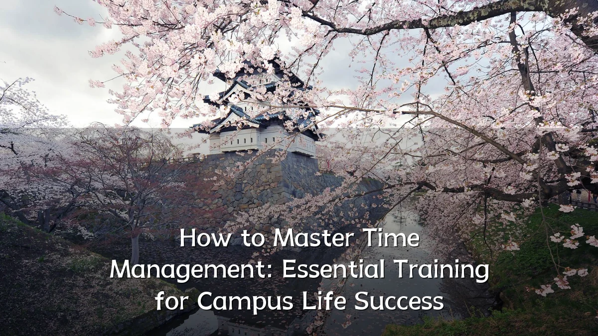 How to Master Time Management: Essential Training for Campus Life Success