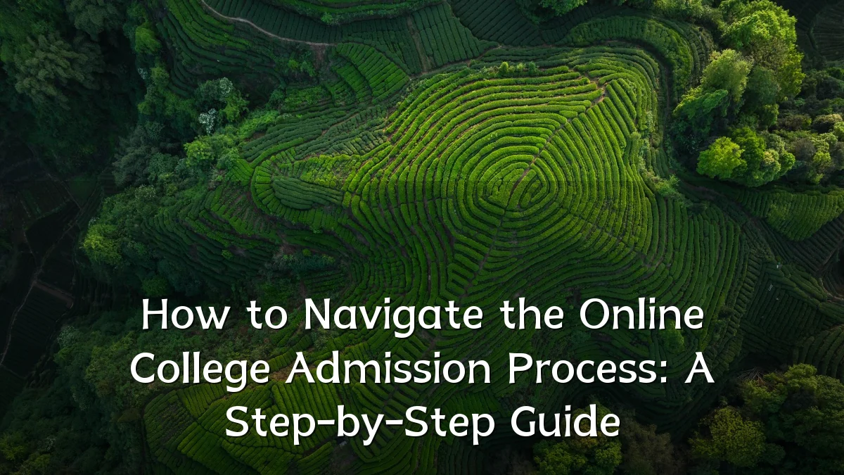 How to Navigate the Online College Admission Process: A Step-by-Step Guide