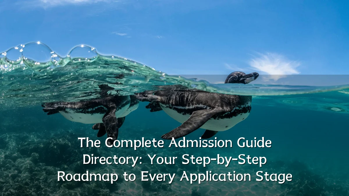 The Complete Admission Guide Directory: Your Step-by-Step Roadmap to Every Application Stage
