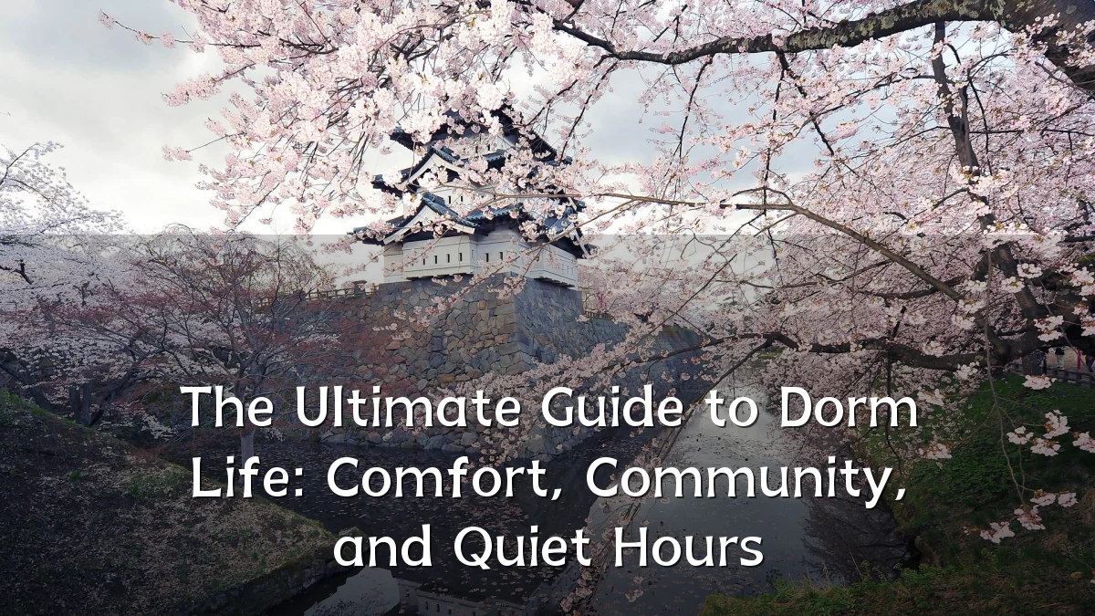 The Ultimate Guide to Dorm Life: Comfort, Community, and Quiet Hours