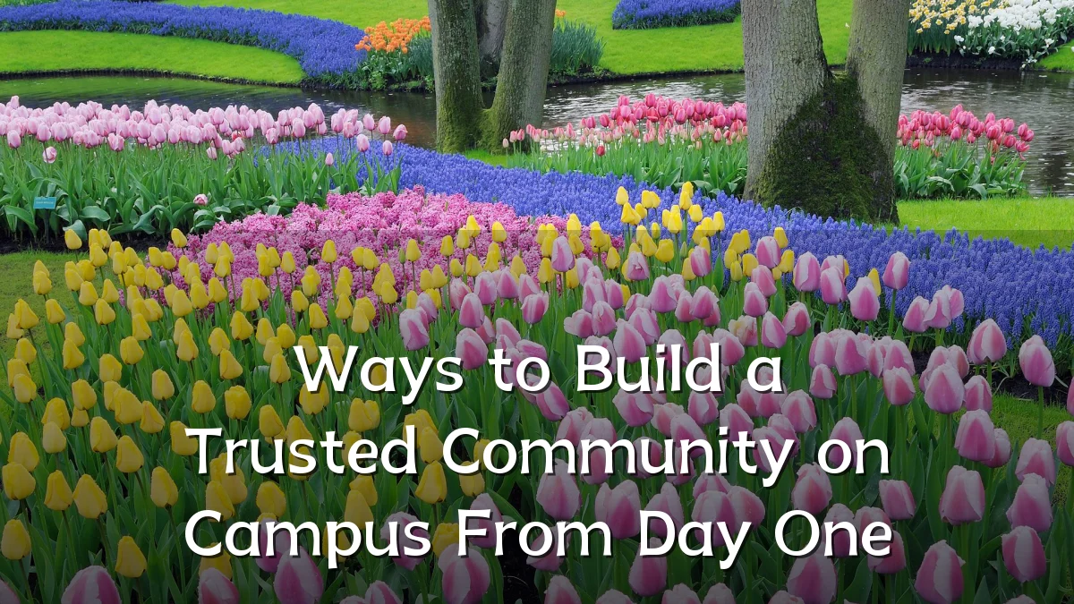 Ways to Build a Trusted Community on Campus From Day One