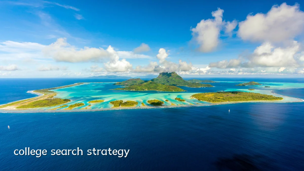 college search strategy