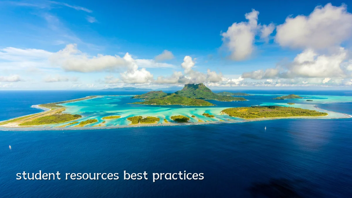student resources best practices