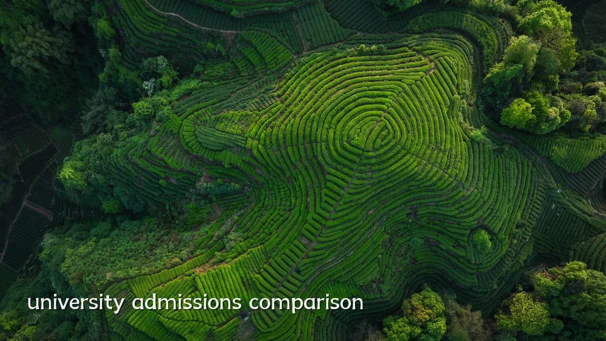 university admissions comparison