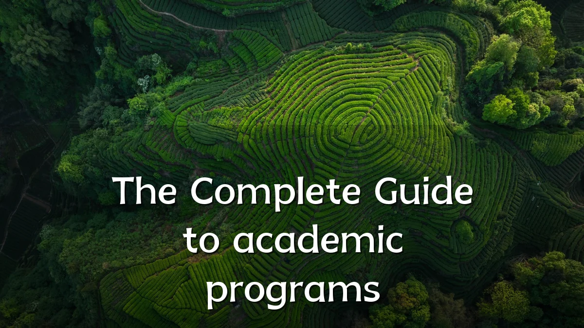 The Complete Guide to academic programs
