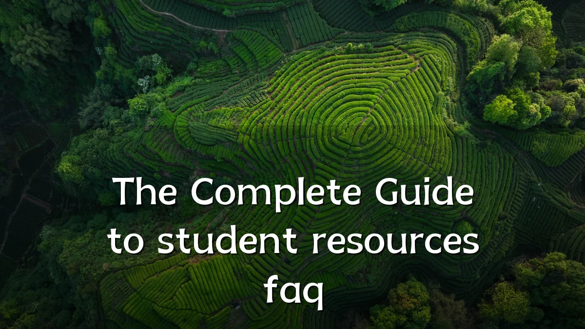 The Complete Guide to student resources faq