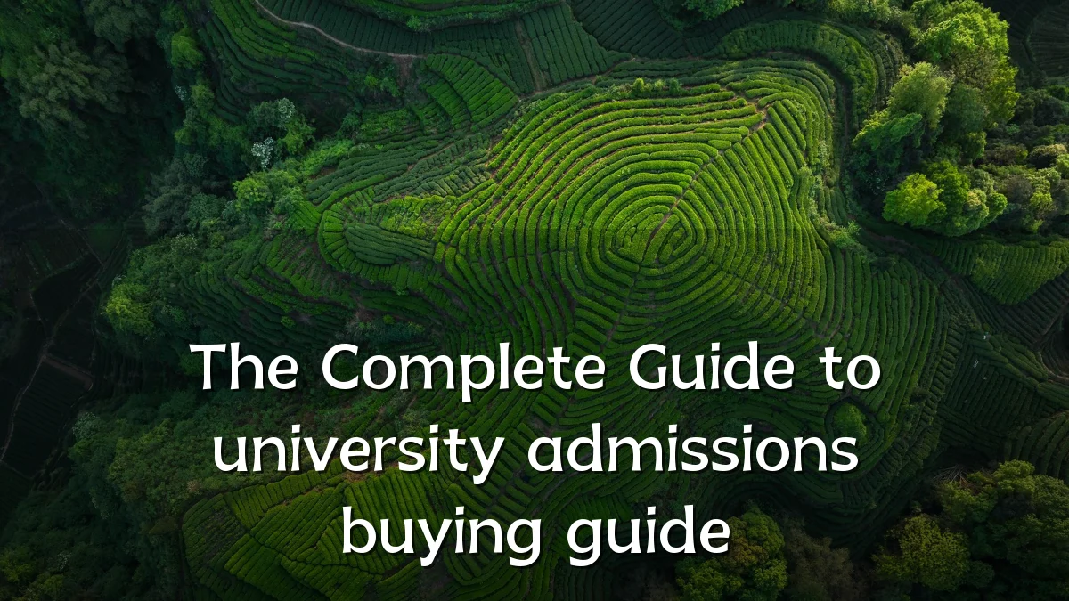 The Complete Guide to university admissions buying guide