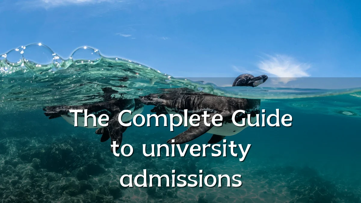 The Complete Guide to university admissions