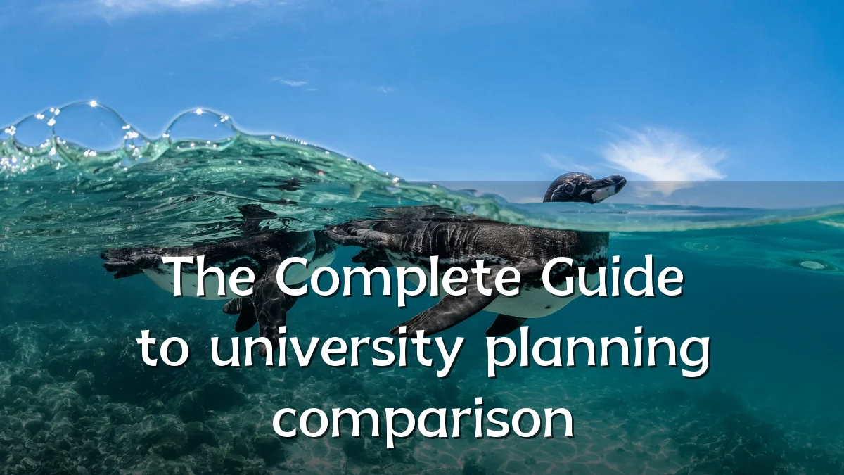 The Complete Guide to university planning comparison
